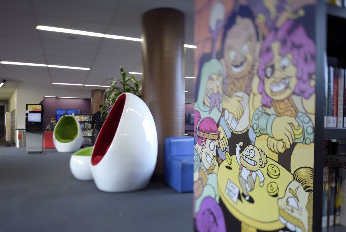 View of Youth area at Dandenong Library