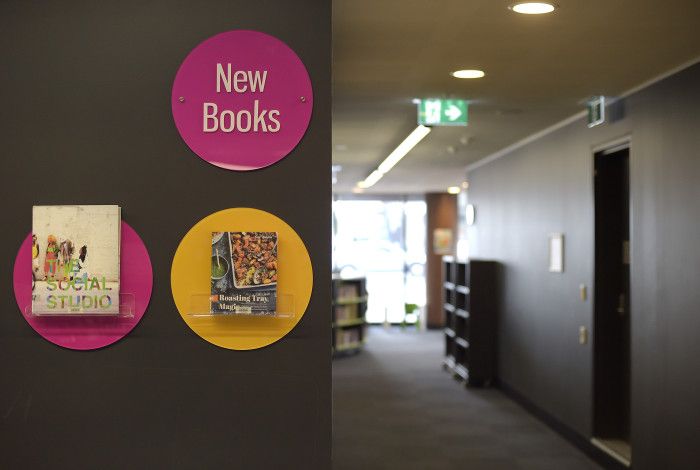 New books display at Dandenong Library