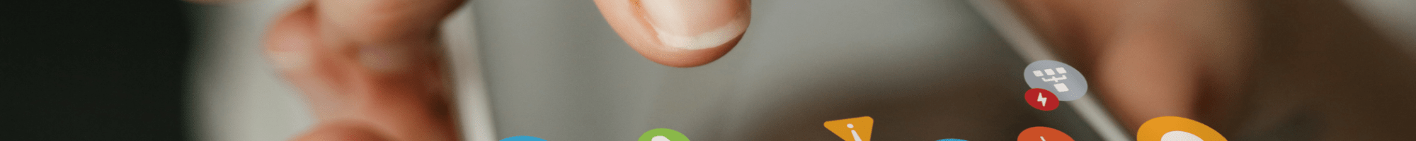 a person using a phone to access social media apps