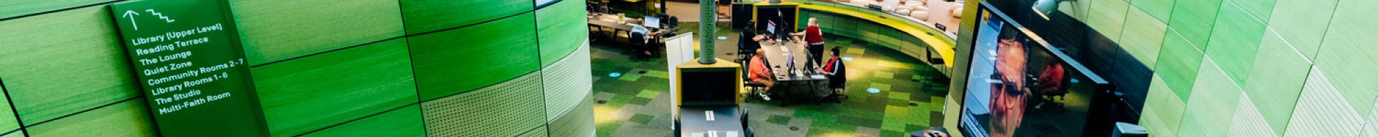 Image: interior of Springvale Library